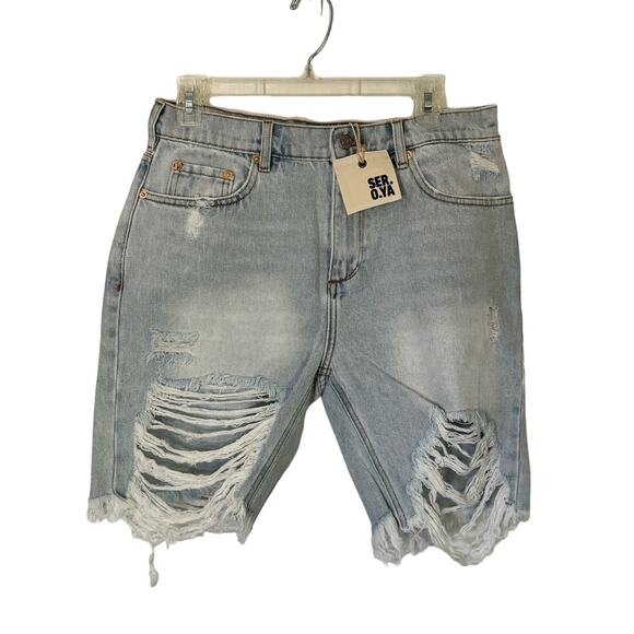 SER.O.YA Other - SER.O.YA Jack Distressed Vintage Straight Shorts, Size 29, NWT, MSRP $245